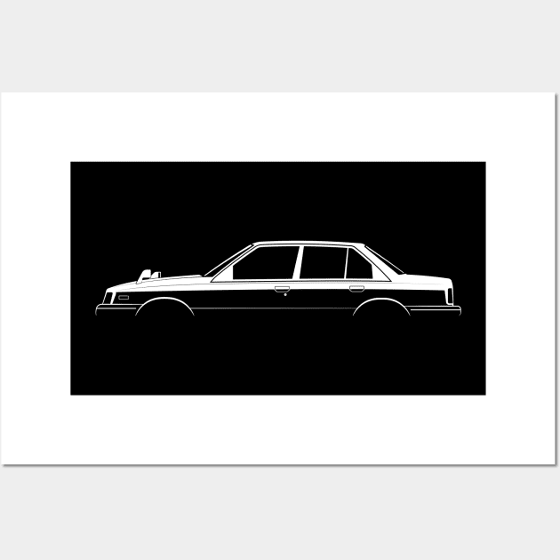 Isuzu Aska Silhouette Wall Art by Car-Silhouettes